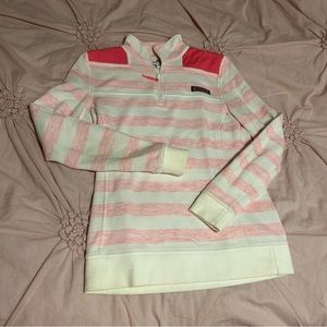 Vineyard Vines Womens Pink Striped Shep Shirt
